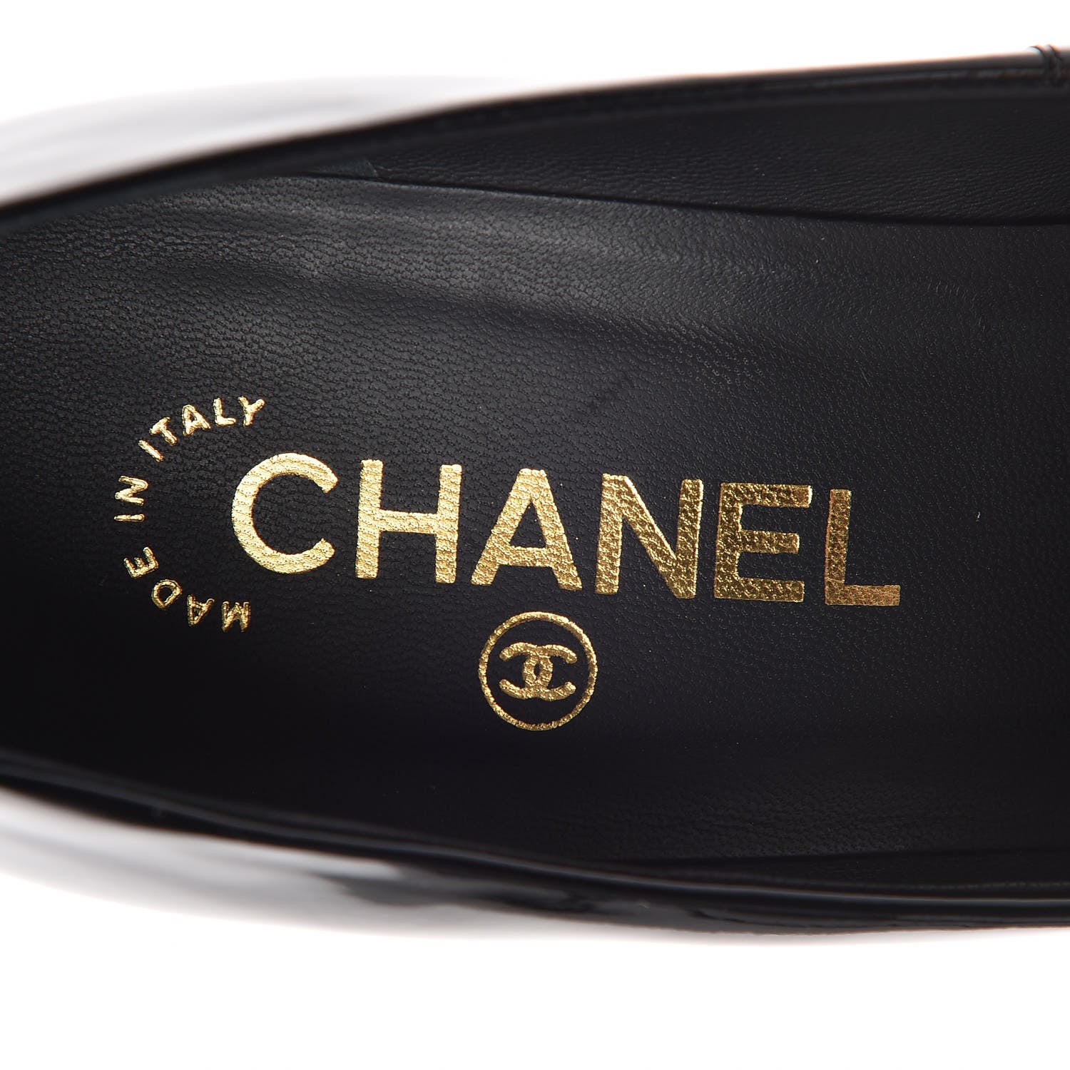 Chanel Patent Pumps 37 Black 12 of 14