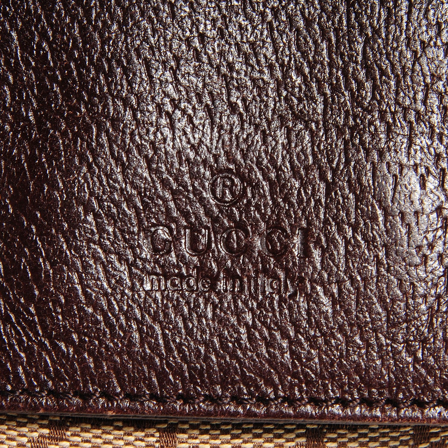 Gucci Monogram Web Belt Bag Dark Brown 8 of 8
