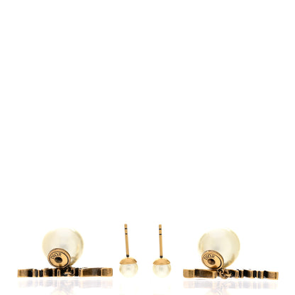 Christian Dior Pearl J'Adior Tribal Earrings Gold 3 of 4