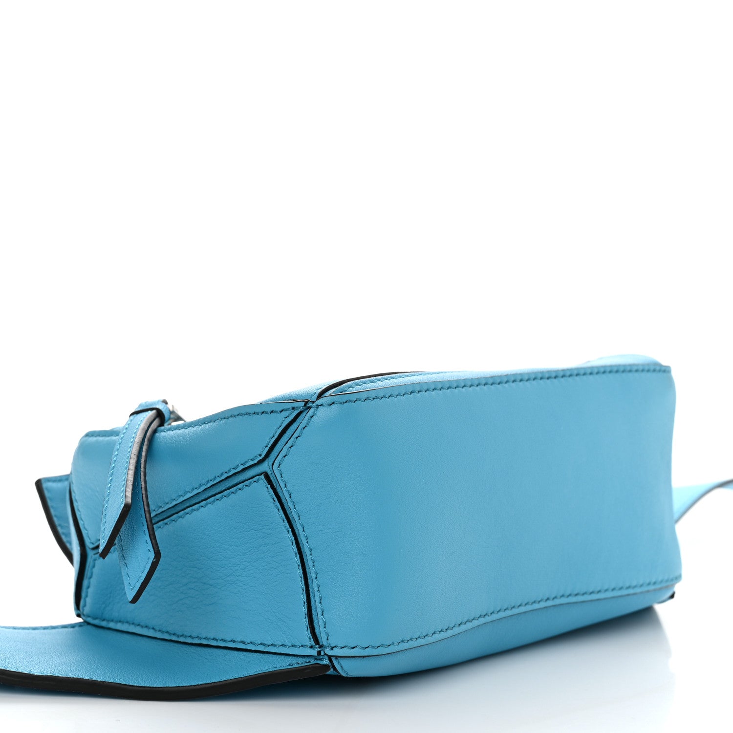 Loewe Calfskin Mini Puzzle Bumbag Cyan 4 of 10
