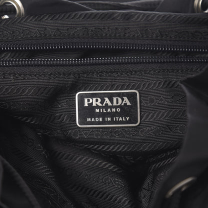 Prada Nylon Vela Medium Backpack Black 5 of 10