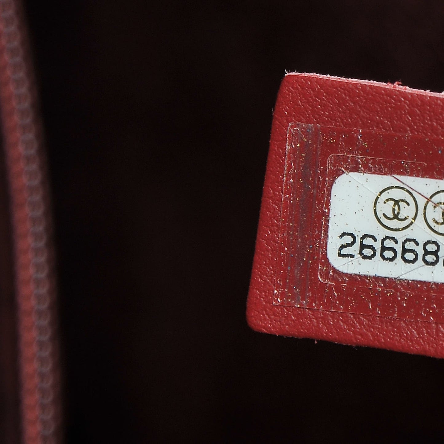 Caviar Small Studded Deauville Tote Burgundy