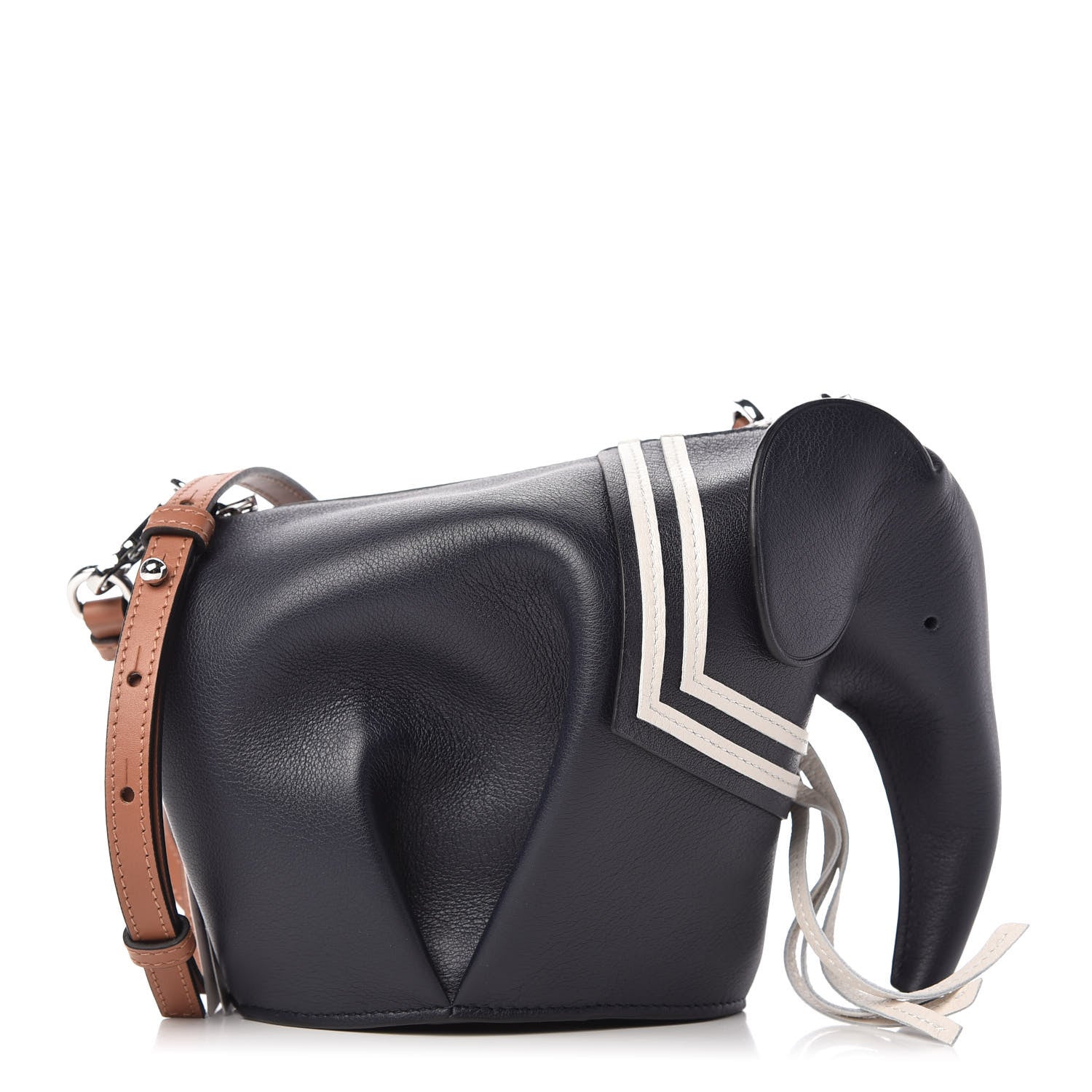 Loewe Calfskin Mini Sailor Elephant Crossbody Bag Deep Blue 1 of 9
