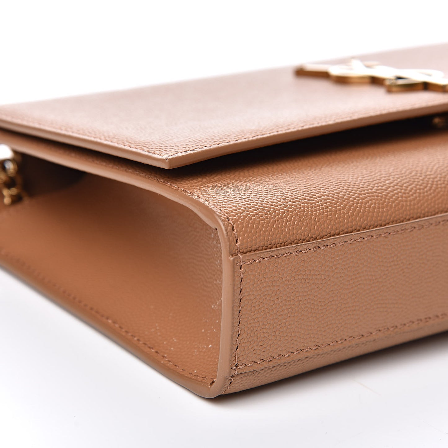 Grain De Poudre Medium Monogram Kate Satchel Dark Beige