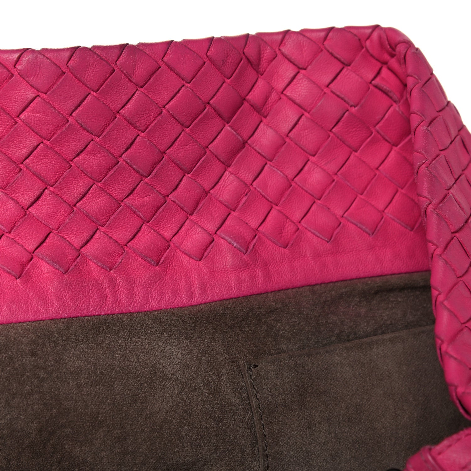 Bottega Veneta Nappa Intrecciato Large Seamless Tote Fuchsia 12 of 27