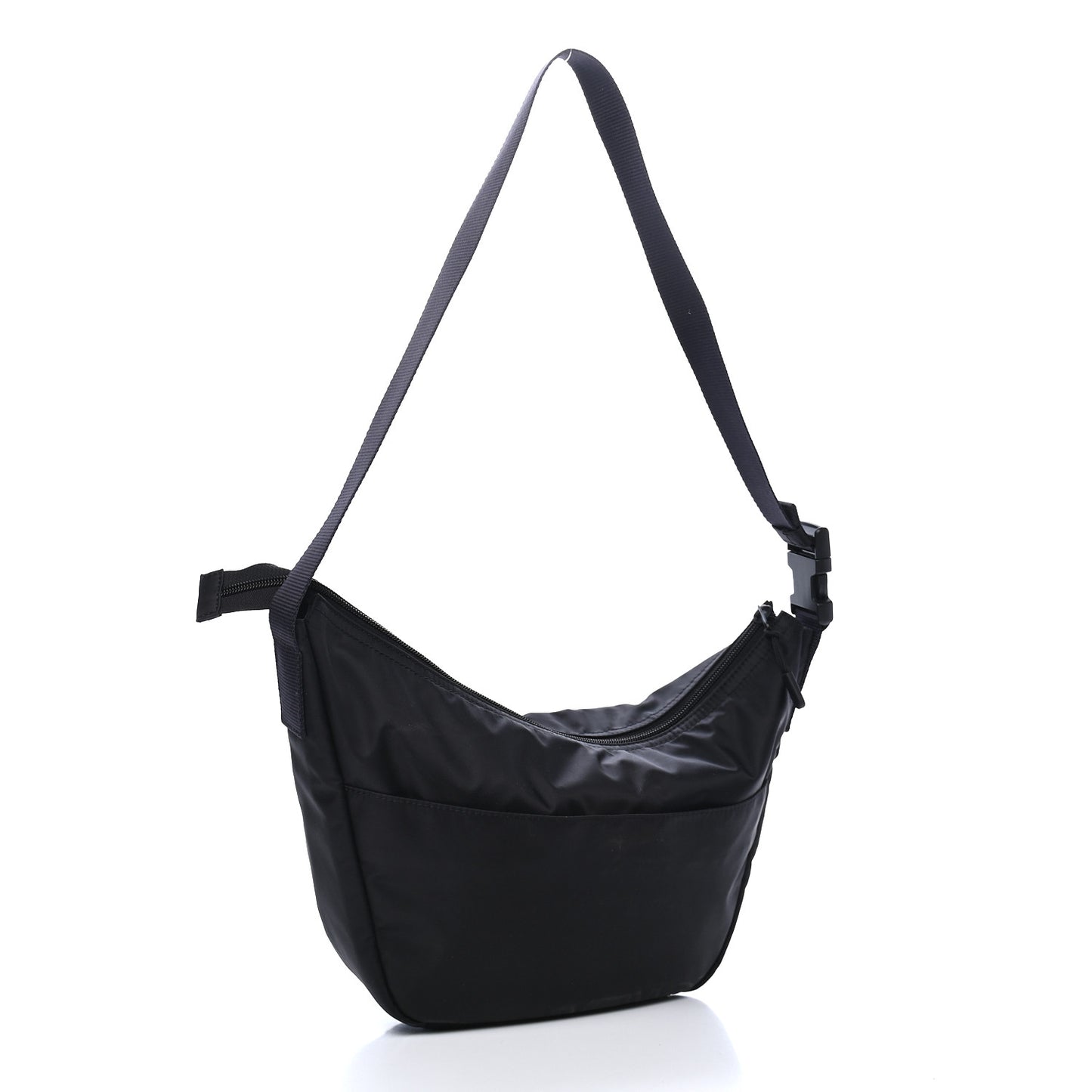 Nylon Hotel Sling Bag Black