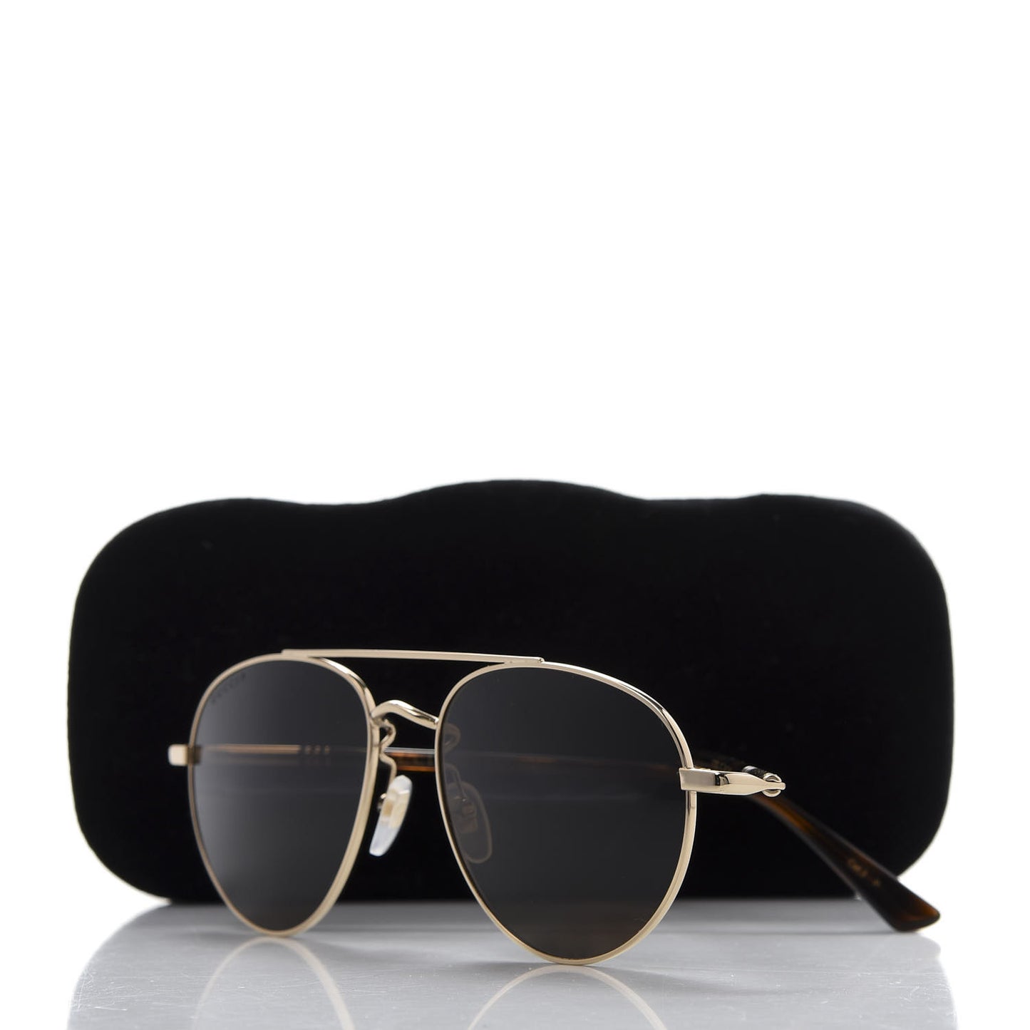 Metal Aviator Sunglasses GG0388S Gold