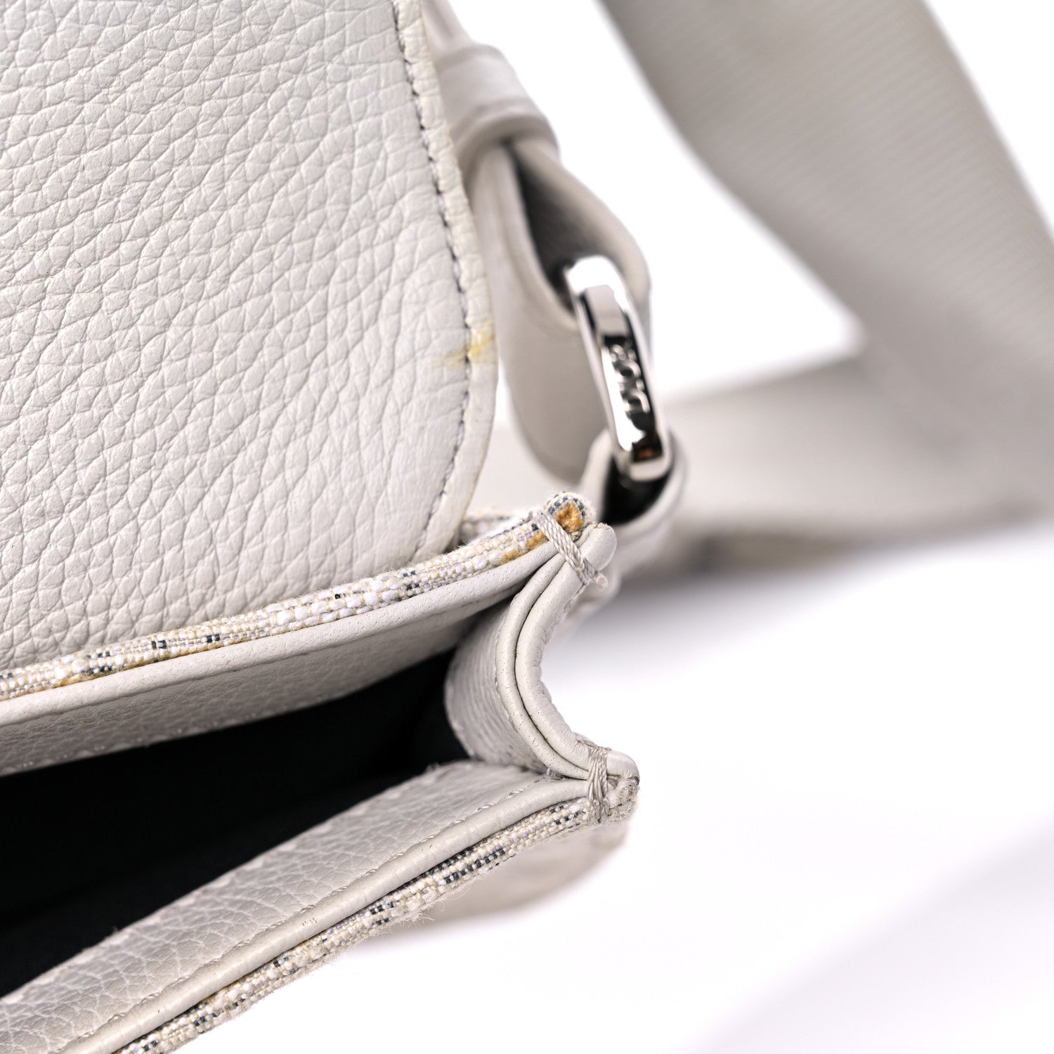 Christian Dior Oblique Saddle Messenger Pouch Beige 13 of 24