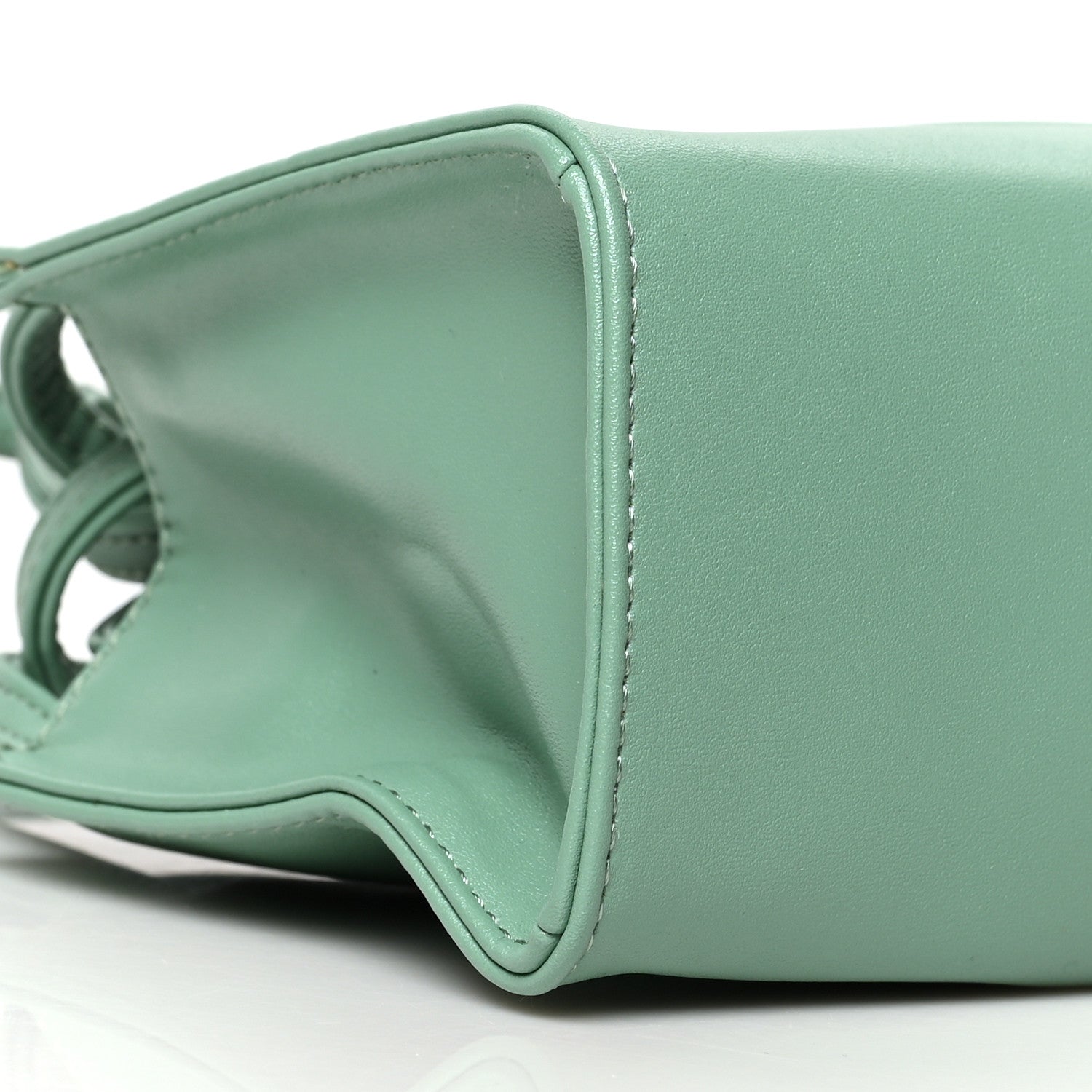 Telfar Vegan Leather Small Shopping Bag Sage 9 of 10
