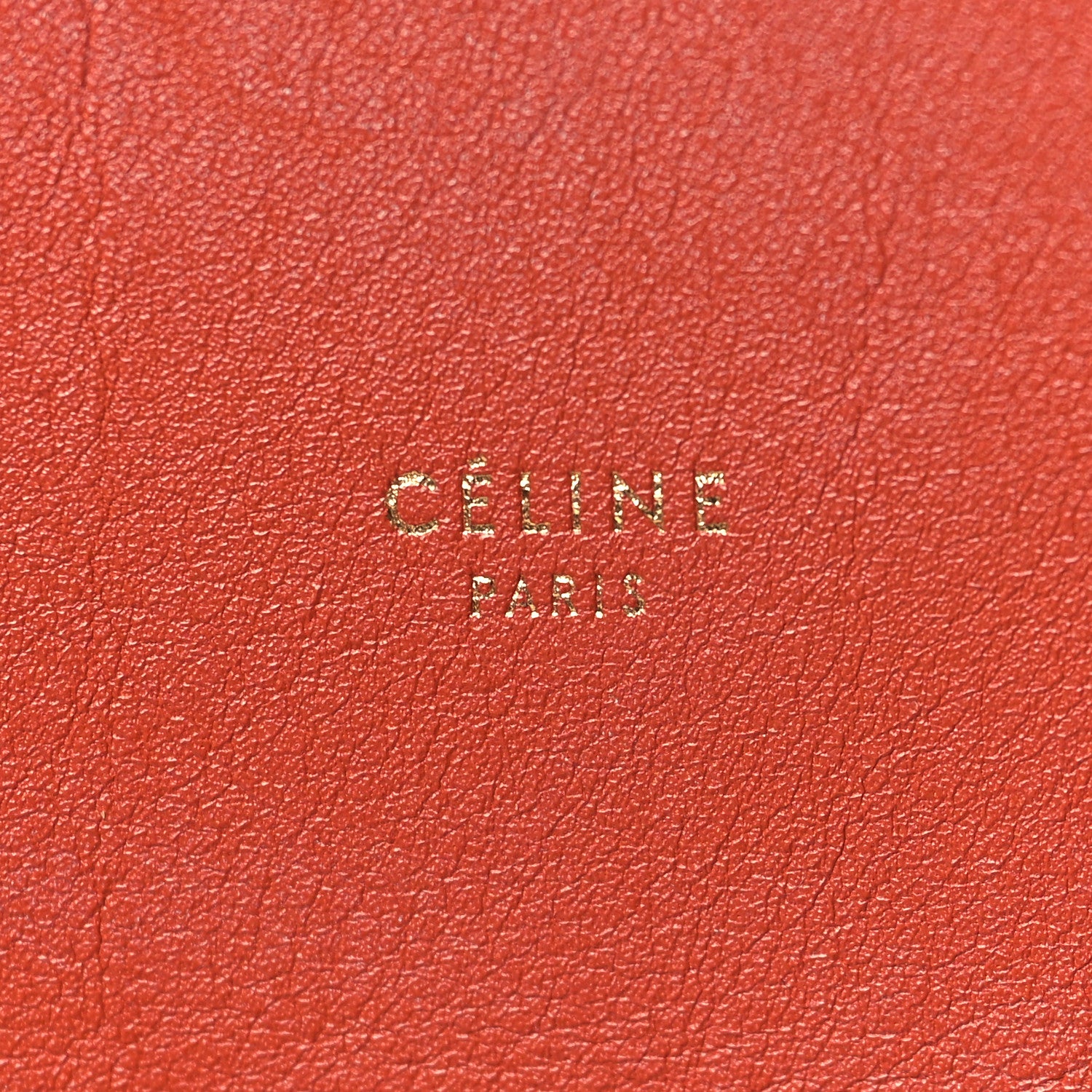 Celine Shiny Smooth Calfskin Zebra Printed Calf Hair Small Twisted Cabas Chalk Brick 7 of 10
