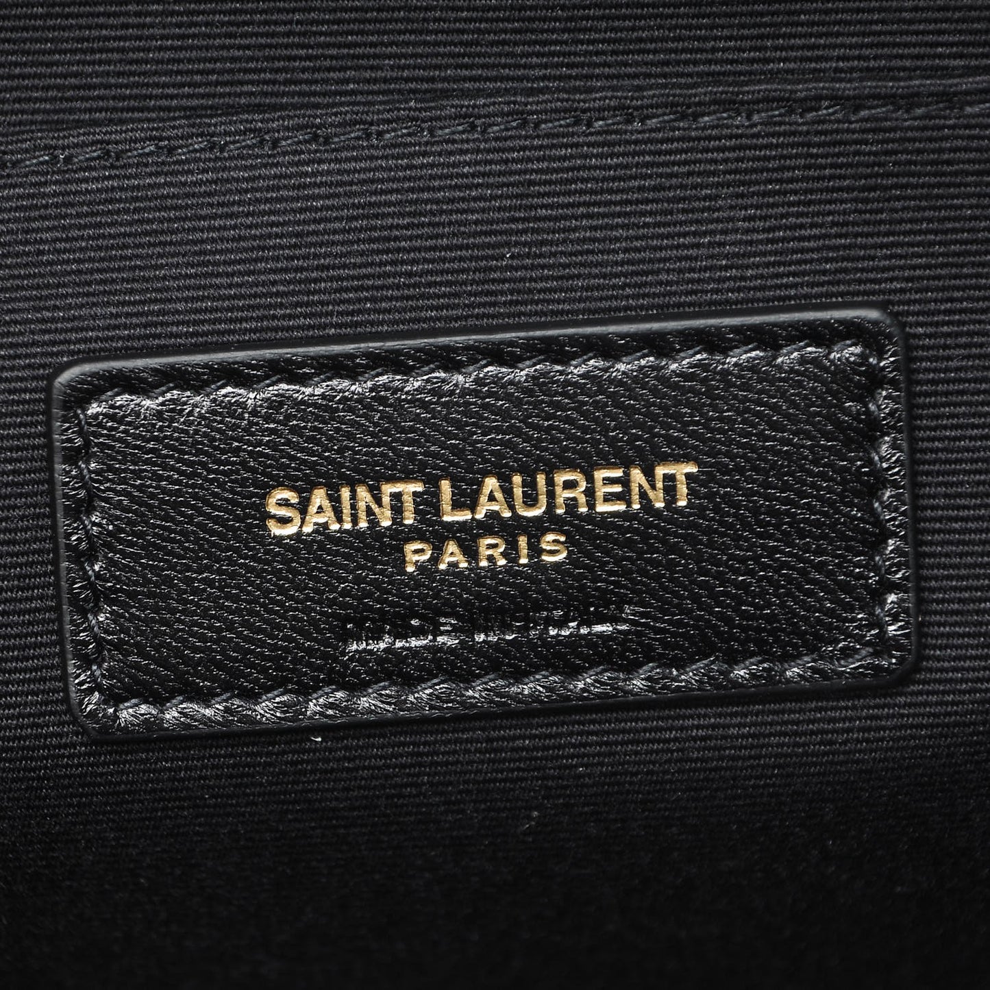 Lambskin Patchwork Monogram Jamie Document Holder Black