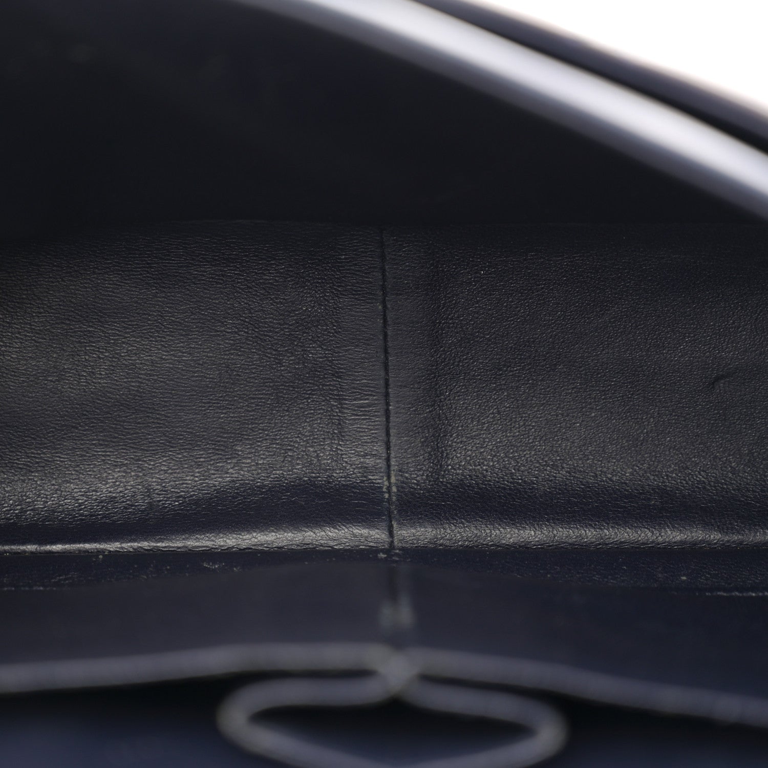 Chanel Lambskin Quilted Jumbo Double Flap Navy 5 of 14