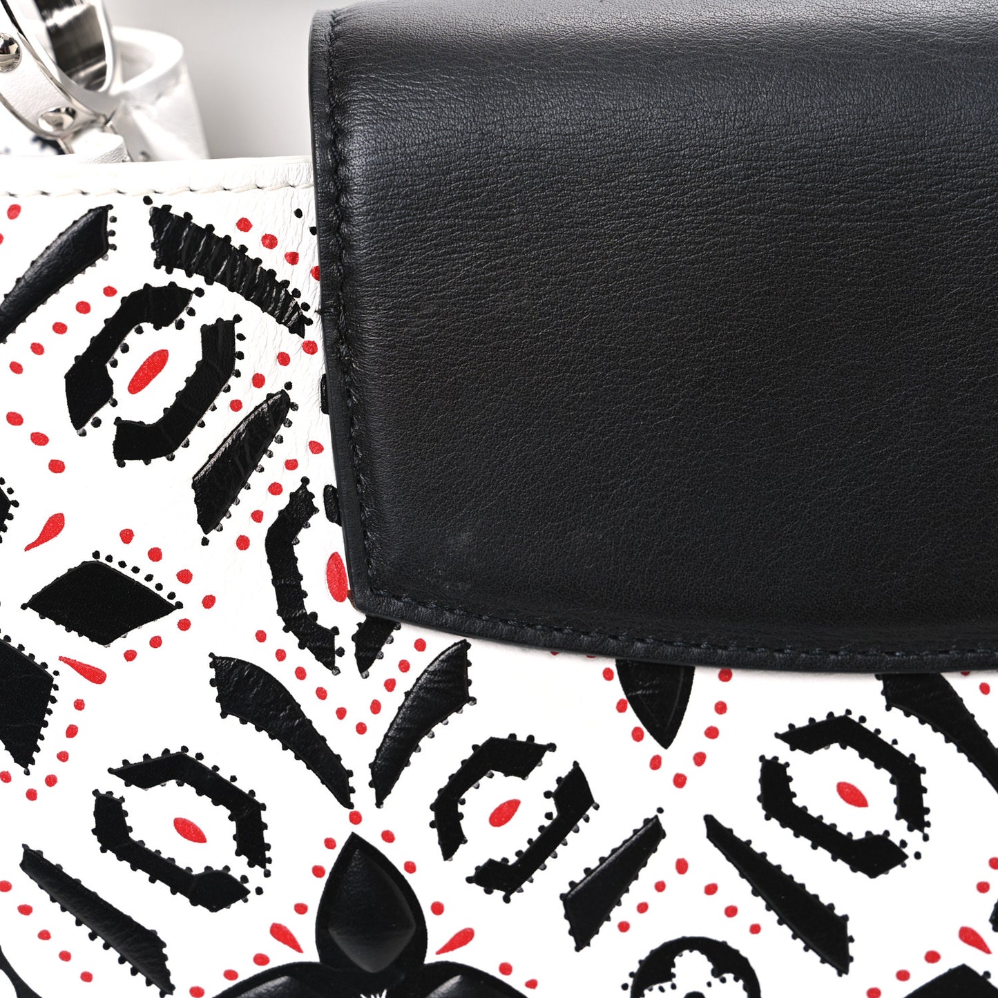 Calfskin Graphic Print Capucines MM
