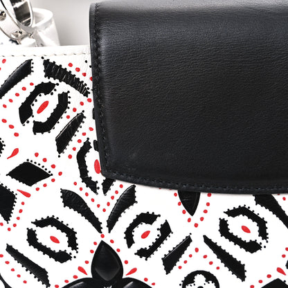 Louis Vuitton Calfskin Graphic Print Capucines MM 12 of 12