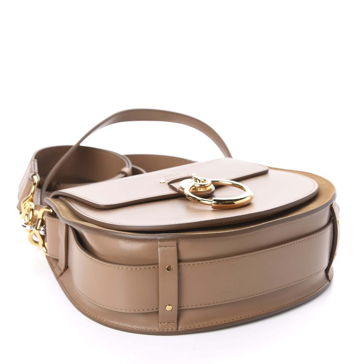 Chloe Calfskin Large Tess Bag Nut 4 of 9