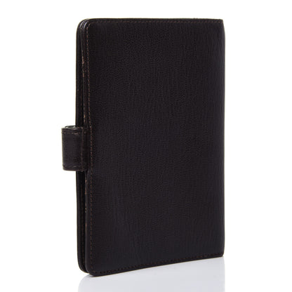 Chanel Goatskin Small Ring Agenda Planner Dark Brown 2 of 4