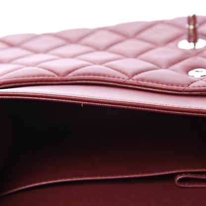 Chanel Lambskin Quilted Jumbo Double Flap Burgundy 12 of 13