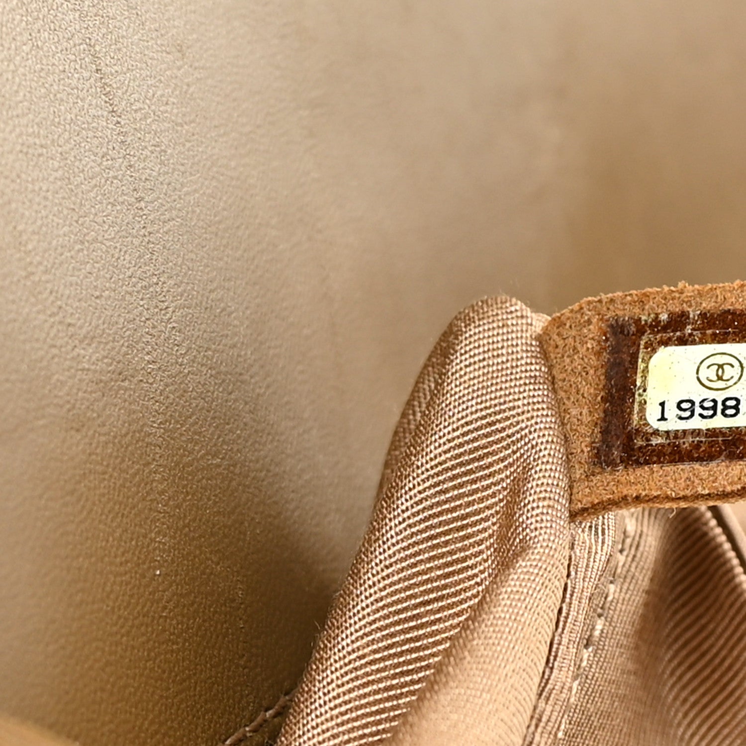 Chanel Calfskin Tweed Enchained Medium Boy Flap Brown 7 of 17