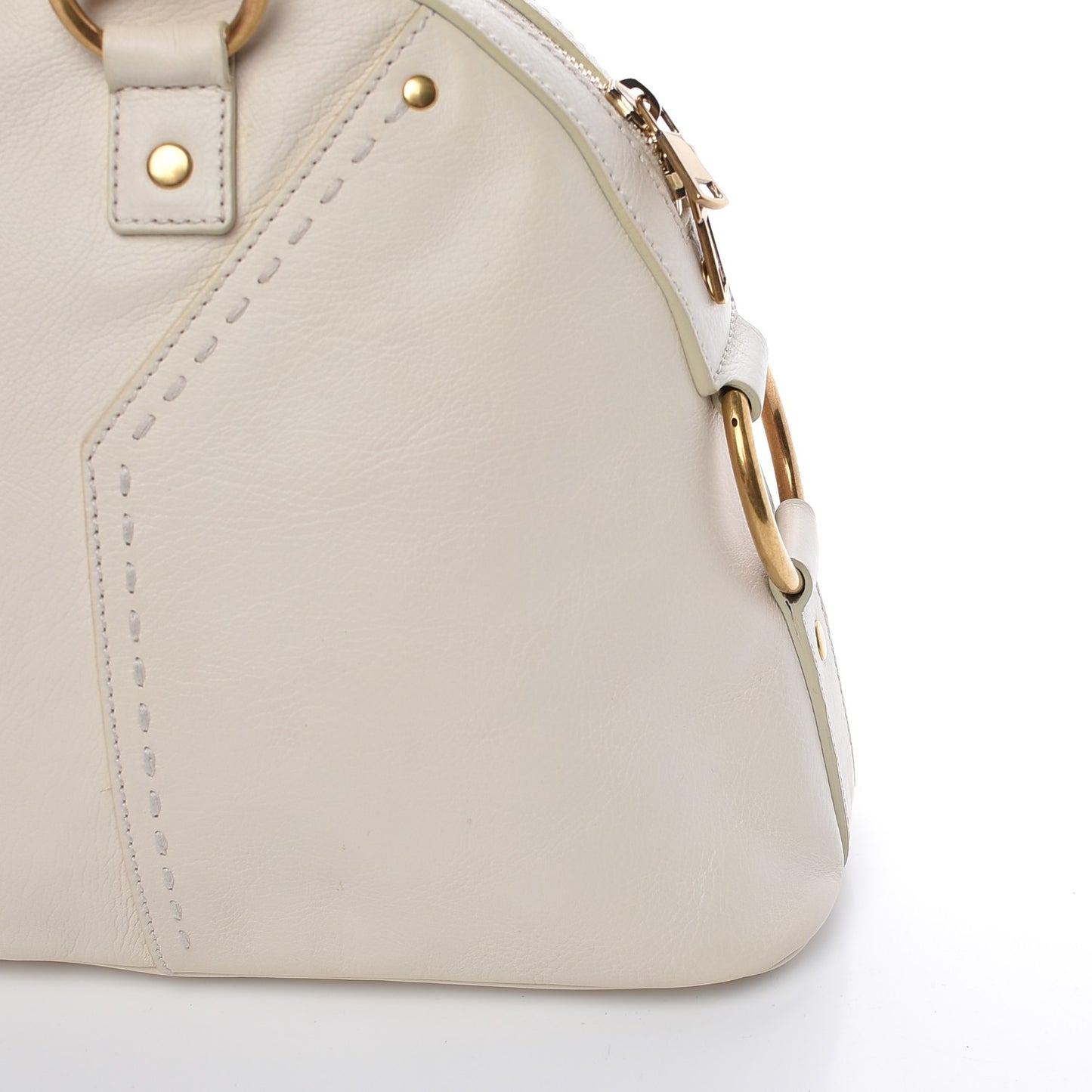 Calfskin Medium Muse Ivory