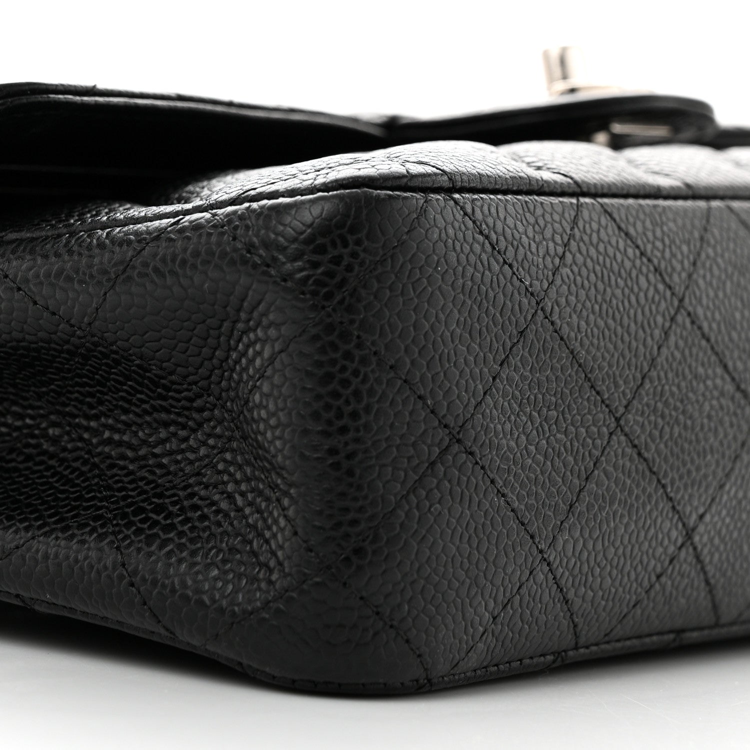 Chanel Caviar Quilted Medium Double Flap Black 9 of 10