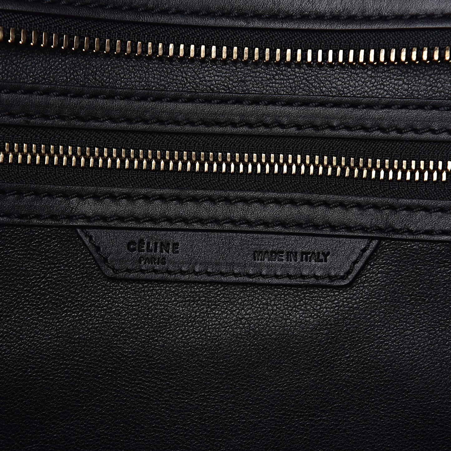Smooth Calfskin Large Luggage Black