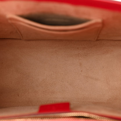 Gucci Calfskin Medium Sylvie Top Handle Bag Hibiscus Red 5 of 19