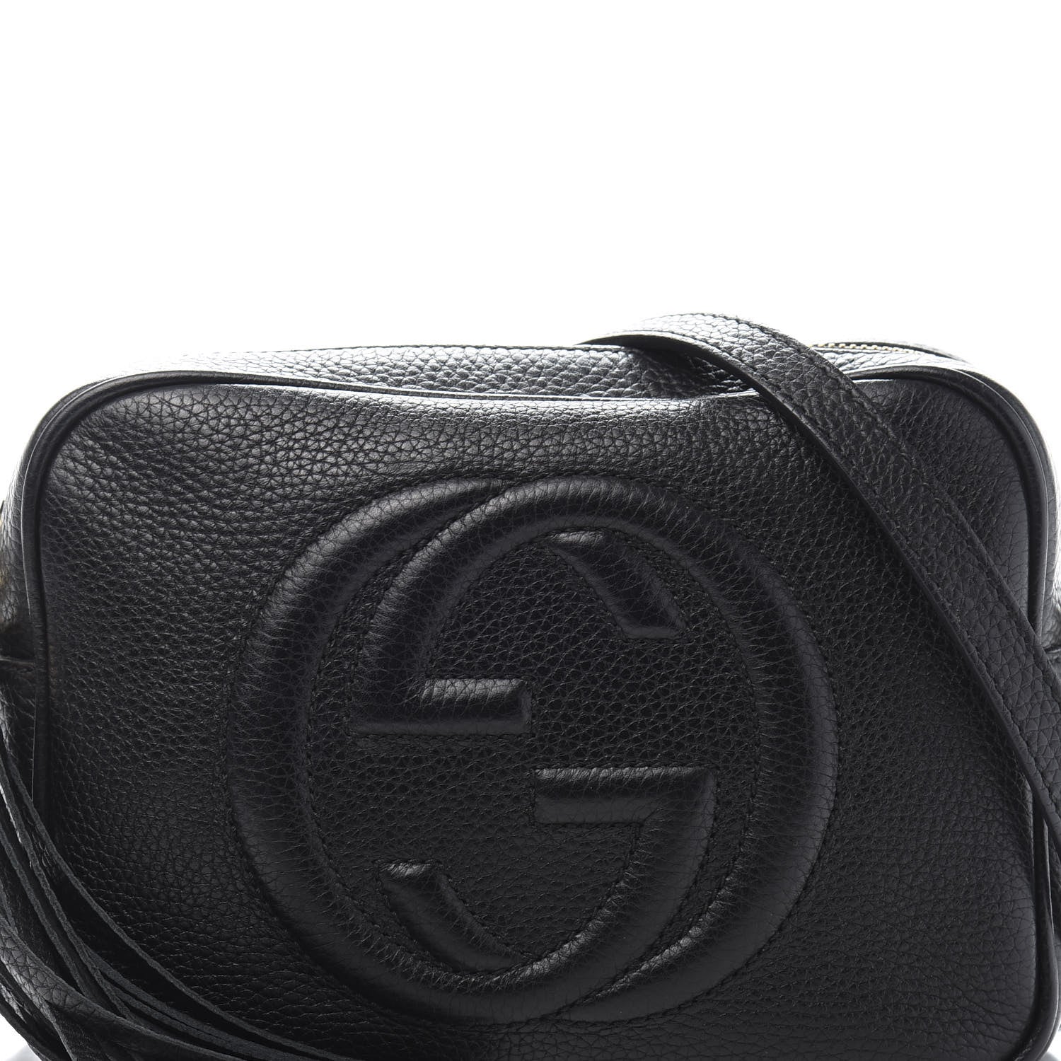 Gucci Pebbled Calfskin Small Soho Disco Bag Black 12 of 12