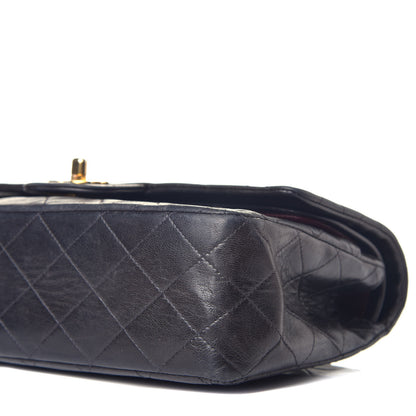 Chanel Lambskin Quilted Medium Double Flap Black 10 of 13