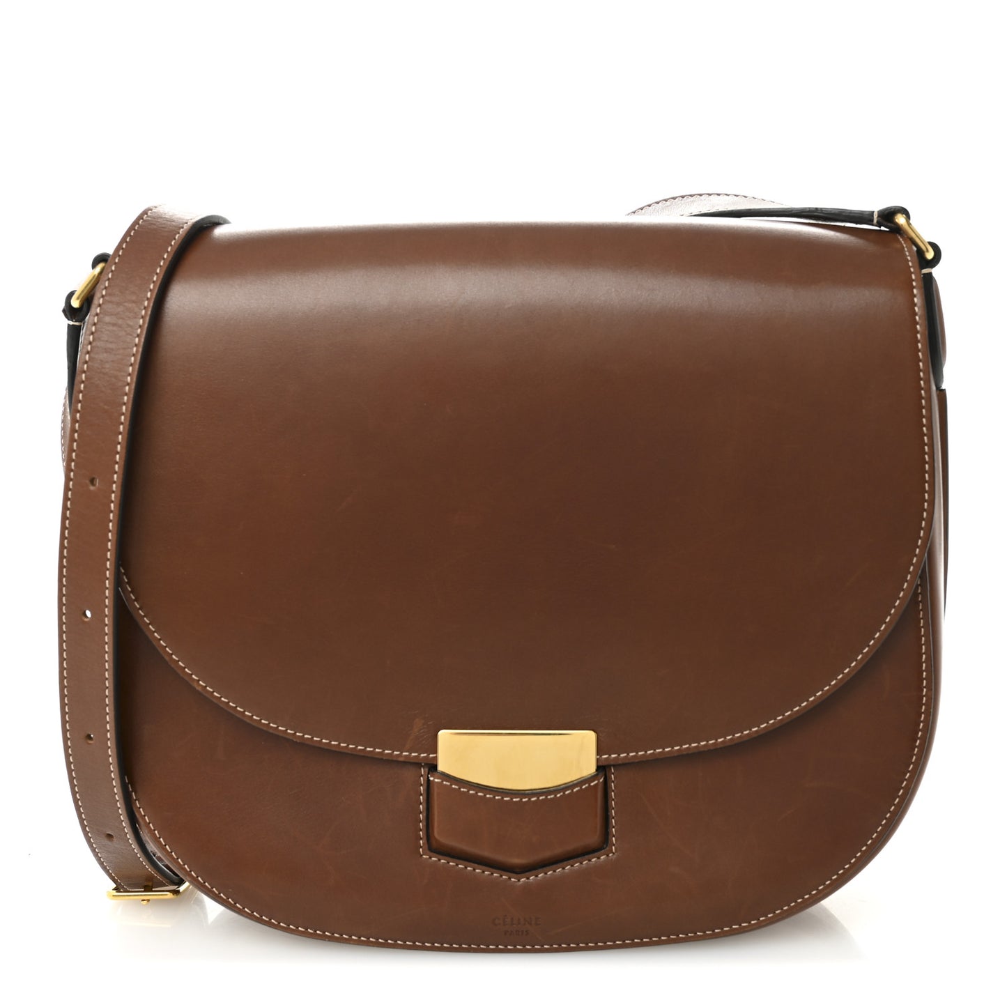 Supersoft Calfskin Medium Trotteur Caramel