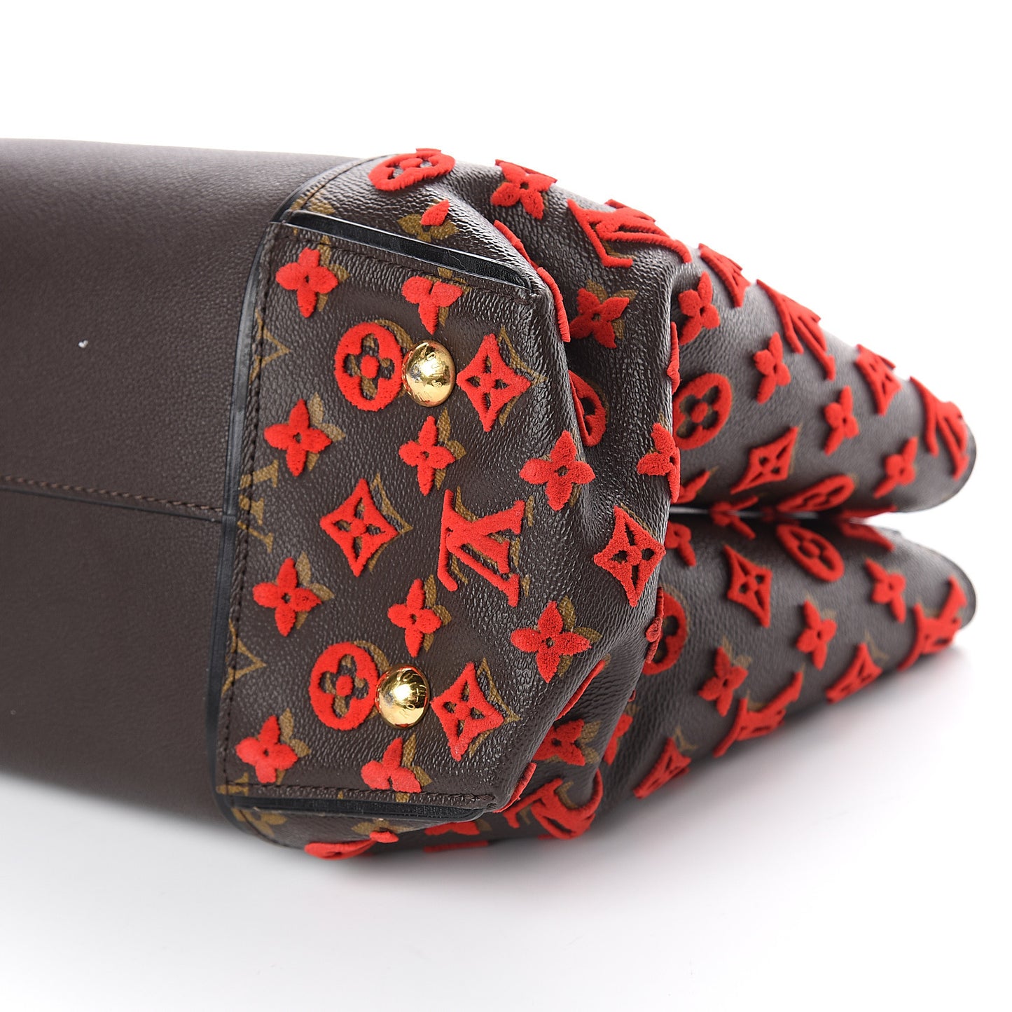 Veau Cachemire Tote W PM Chocolate
