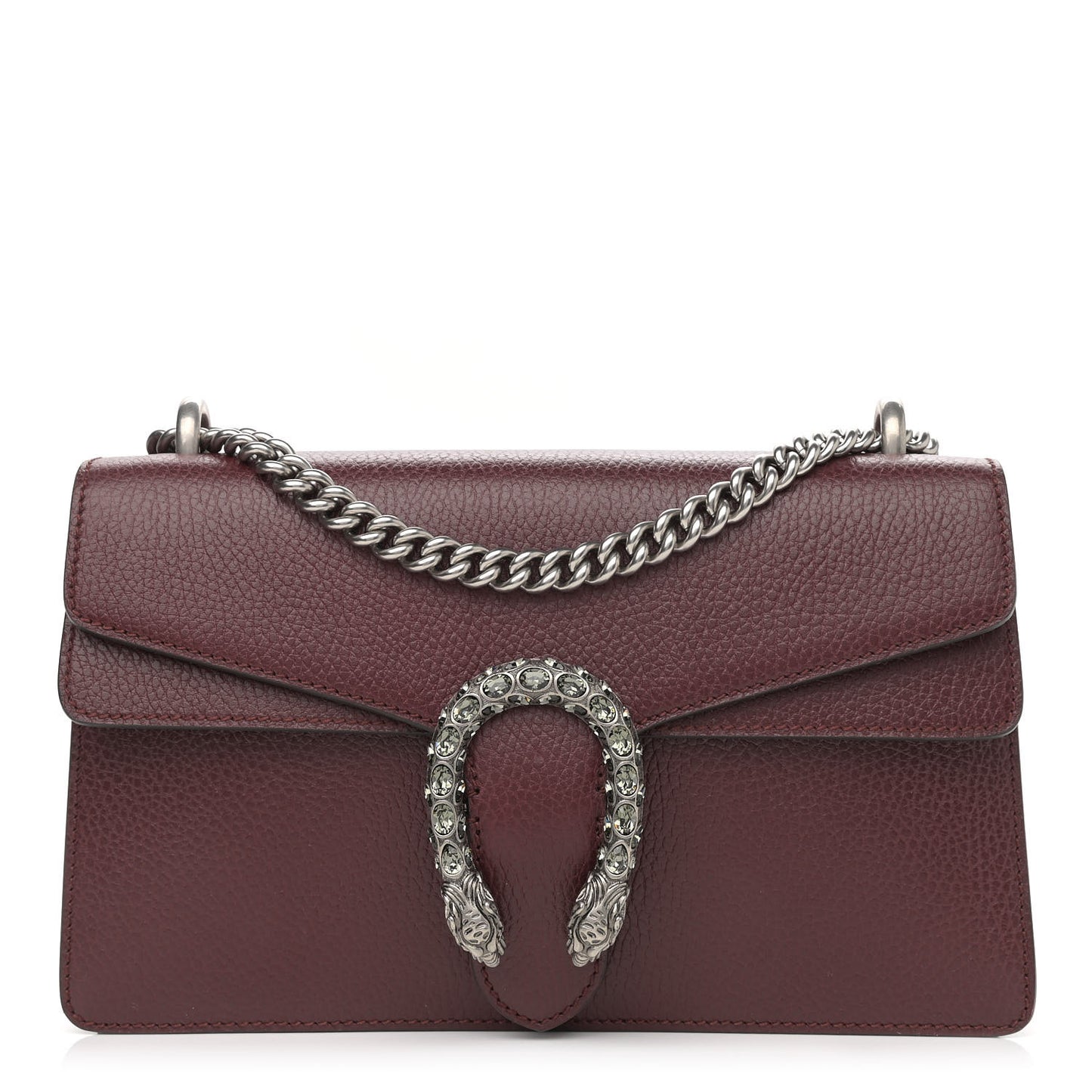 Dollar Calfskin Crystal Small Dionysus Shoulder Bag Vintage Bordeaux