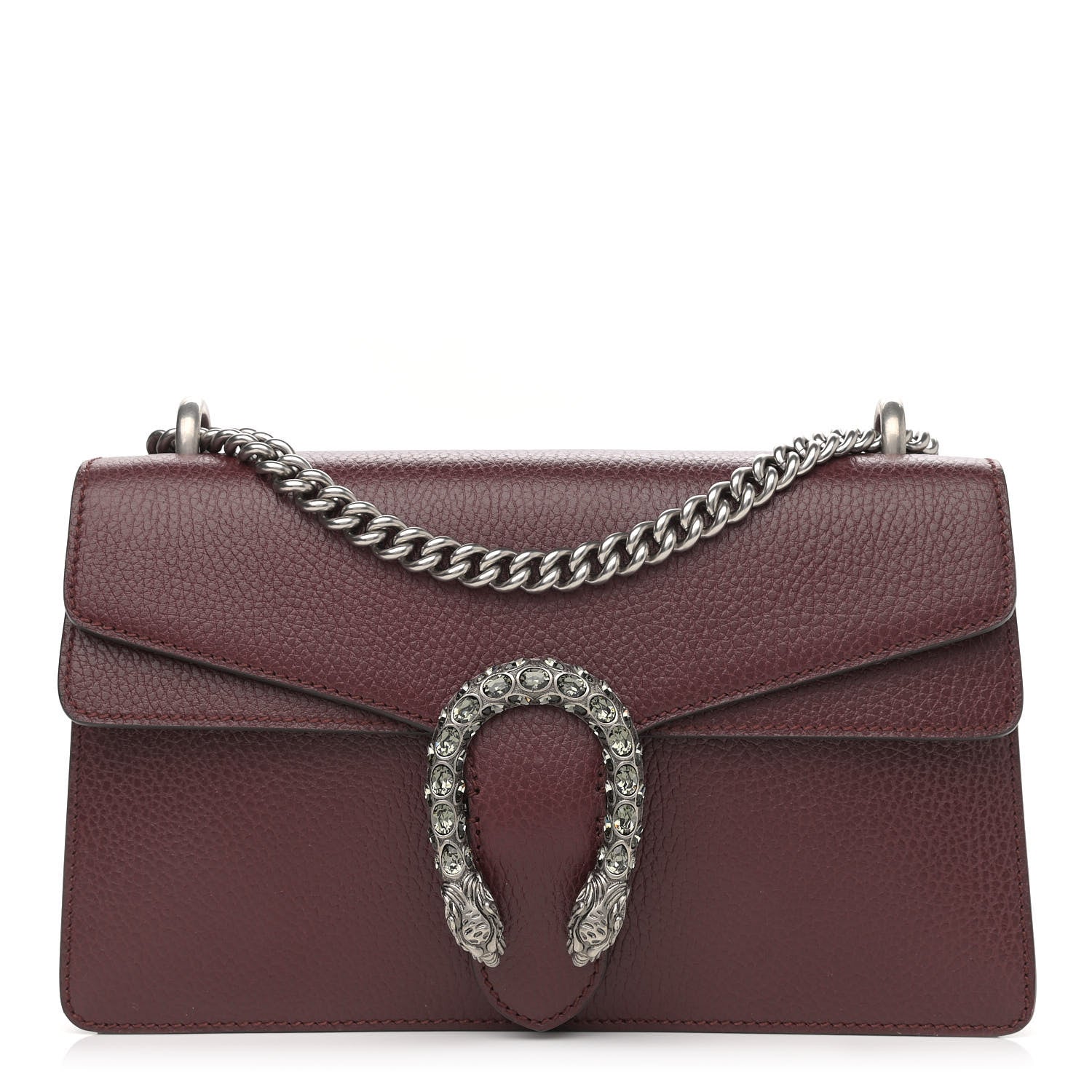 Gucci Dollar Calfskin Crystal Small Dionysus Shoulder Bag Vintage Bordeaux 1 of 10