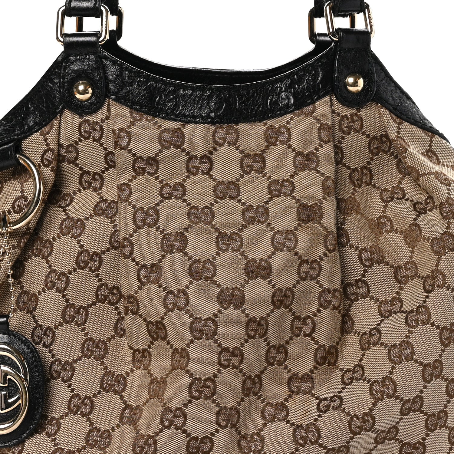 Gucci Monogram Medium Sukey Tote Dark Brown 7 of 10