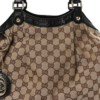 Gucci Monogram Medium Sukey Tote Dark Brown 7 of 10