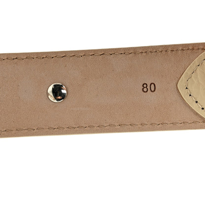 Khaite Calfskin Studded Benny Belt 80 32 Dark Ivory 4 of 6
