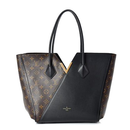 Louis Vuitton Calfskin Monogram Kimono Tote Black 1 of 25