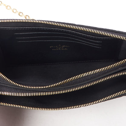 Louis Vuitton Empreinte Double Zip Pochette Black 8 of 9