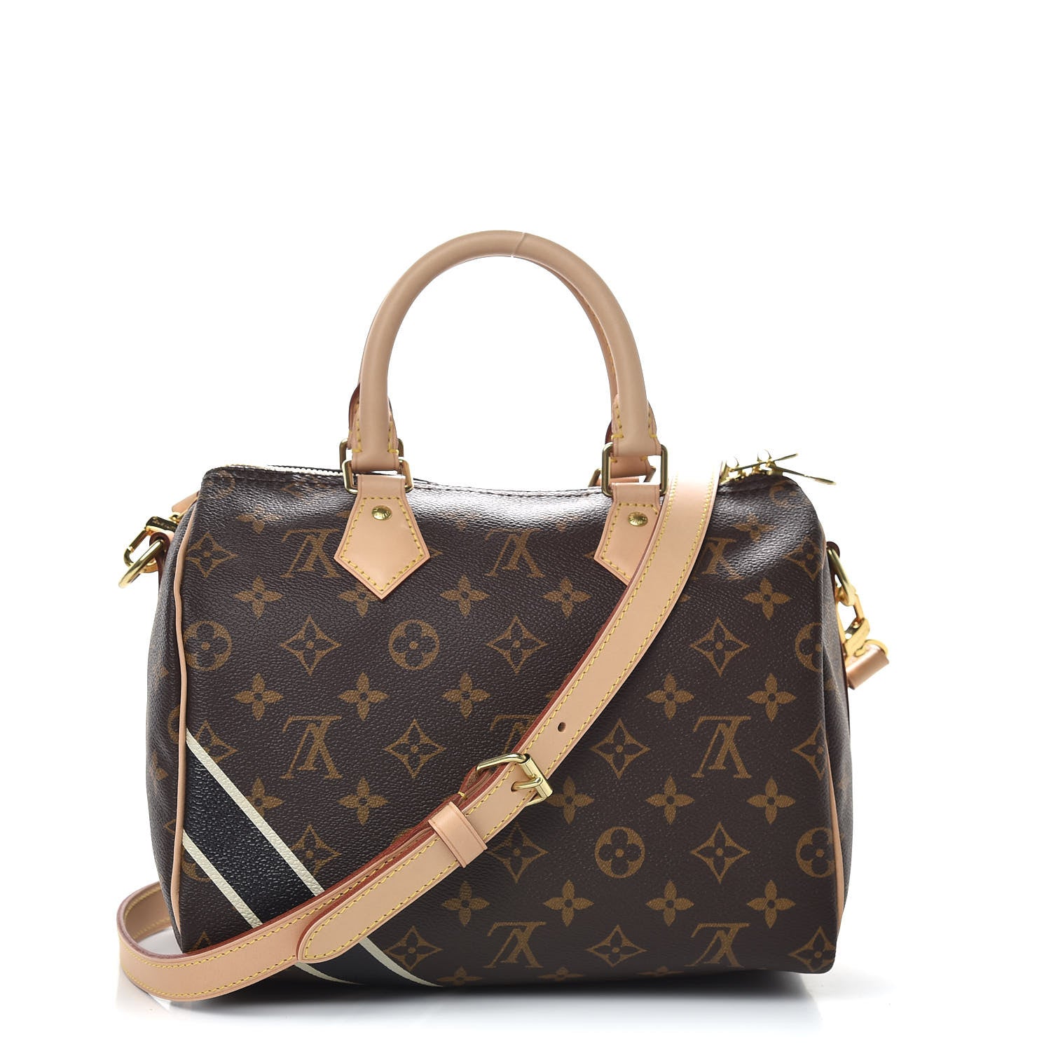 Louis Vuitton Monogram My LV Heritage Speedy Bandouliere 25 Black Ivory 1 of 10