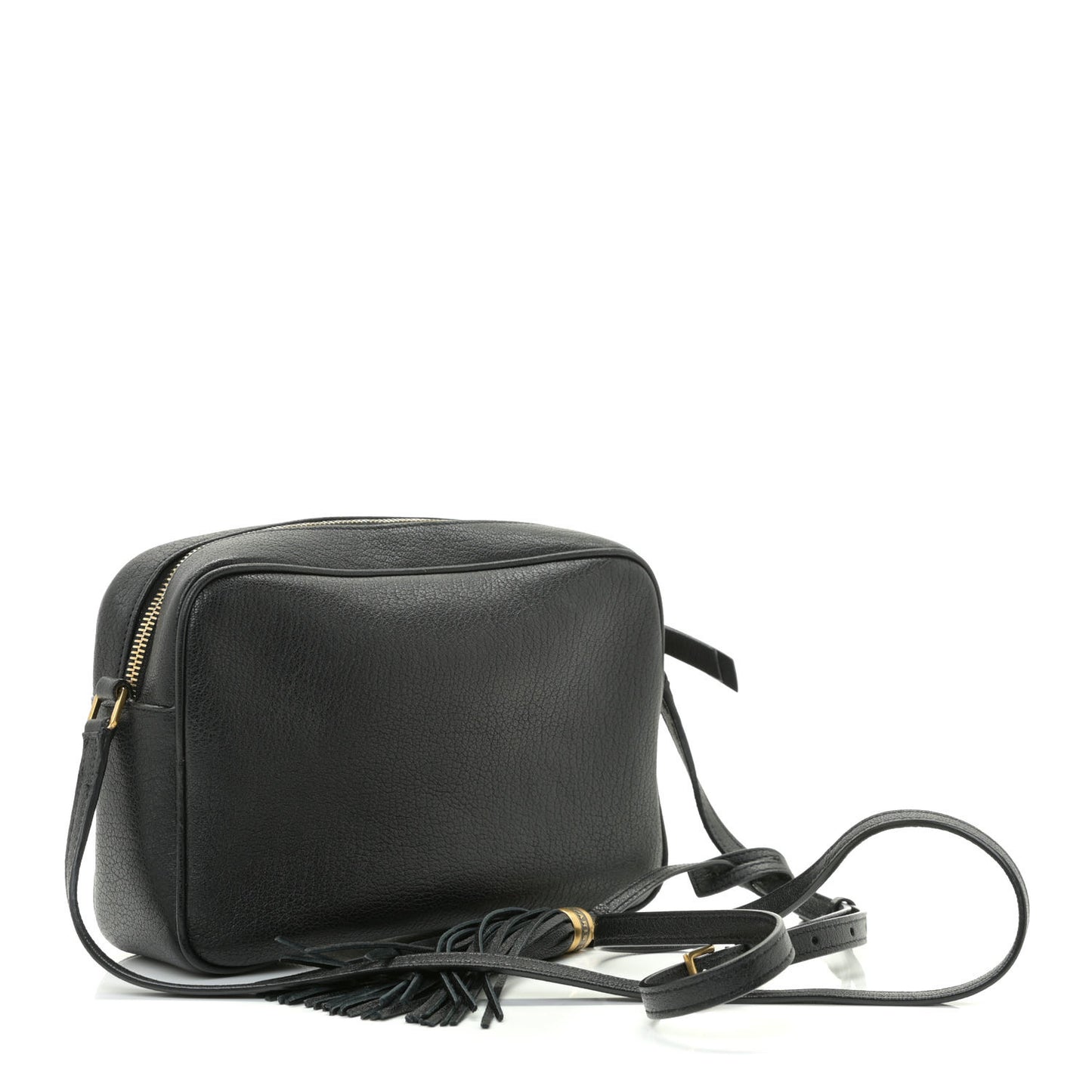 Lambskin Monogram Small Lou Camera Bag Black