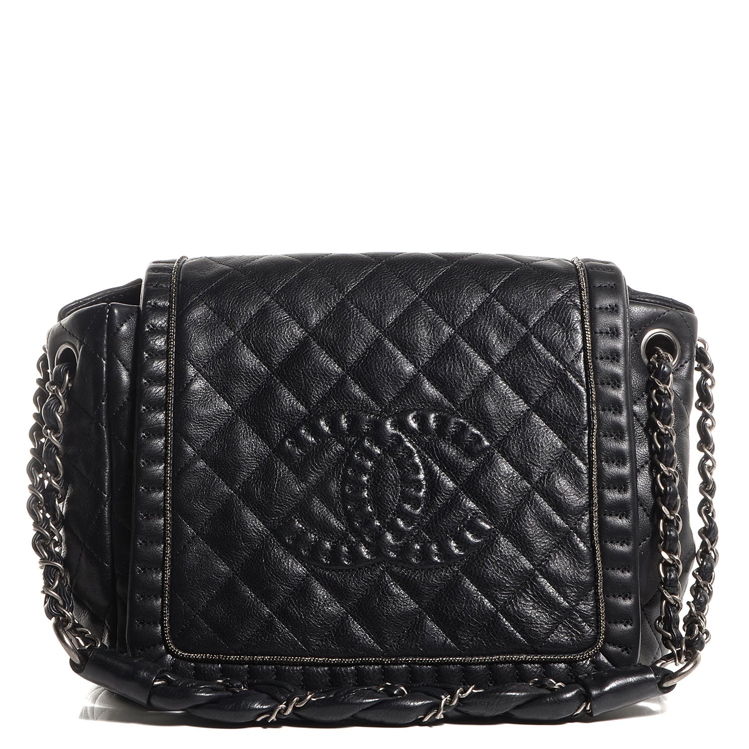 Chanel Calfskin Quilted Istanbul Accordion Flap Black 1 of 7