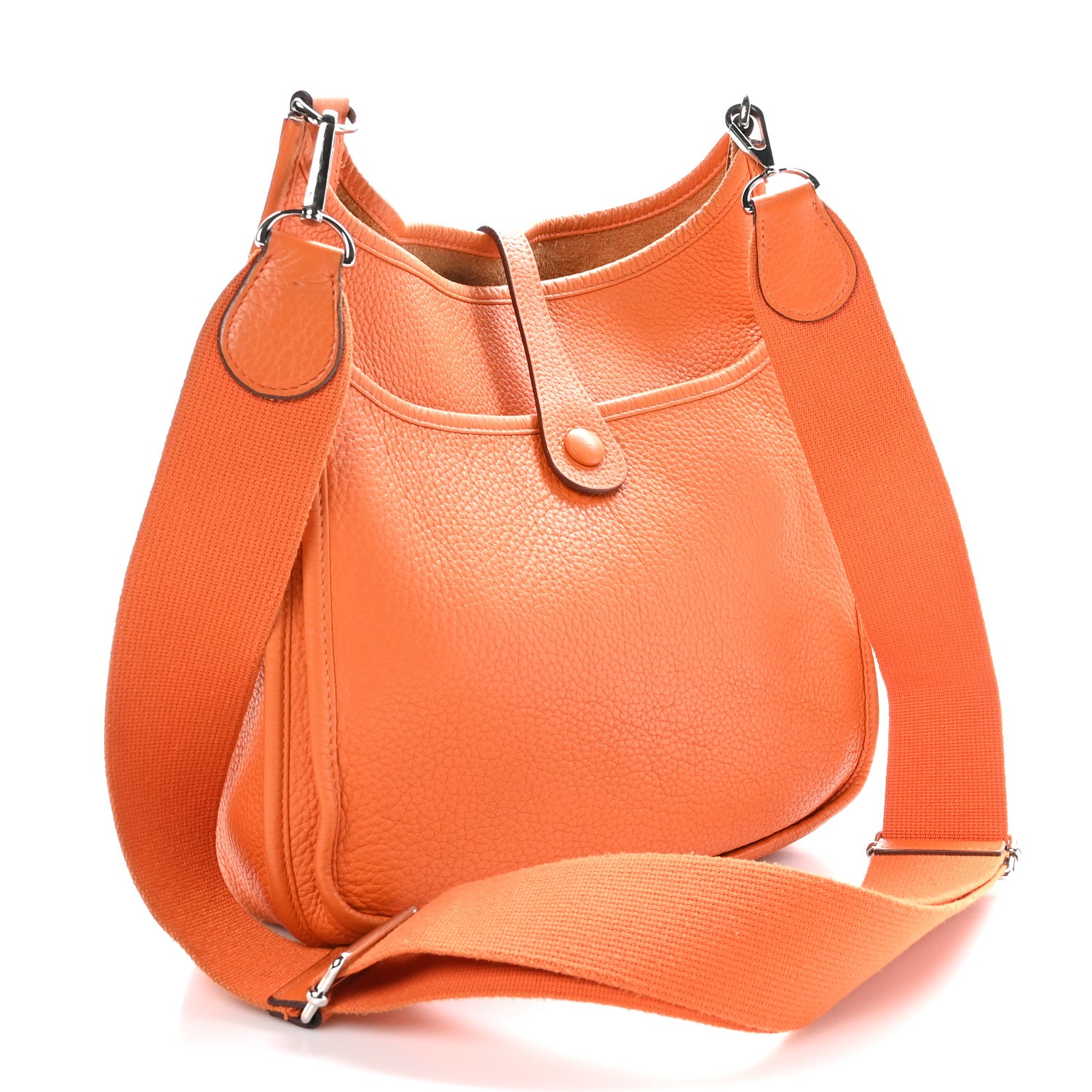 Hermes Taurillon Clemence Evelyne III PM Orange 3 of 10