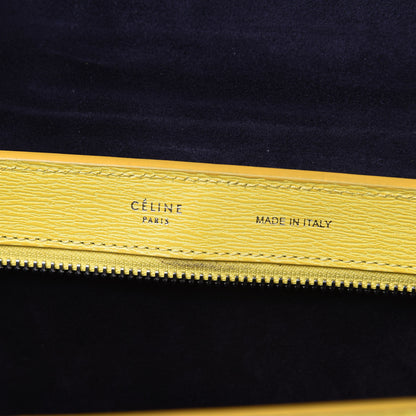 Celine Liege Calfskin Small Trapeze Fluo Yellow 6 of 16