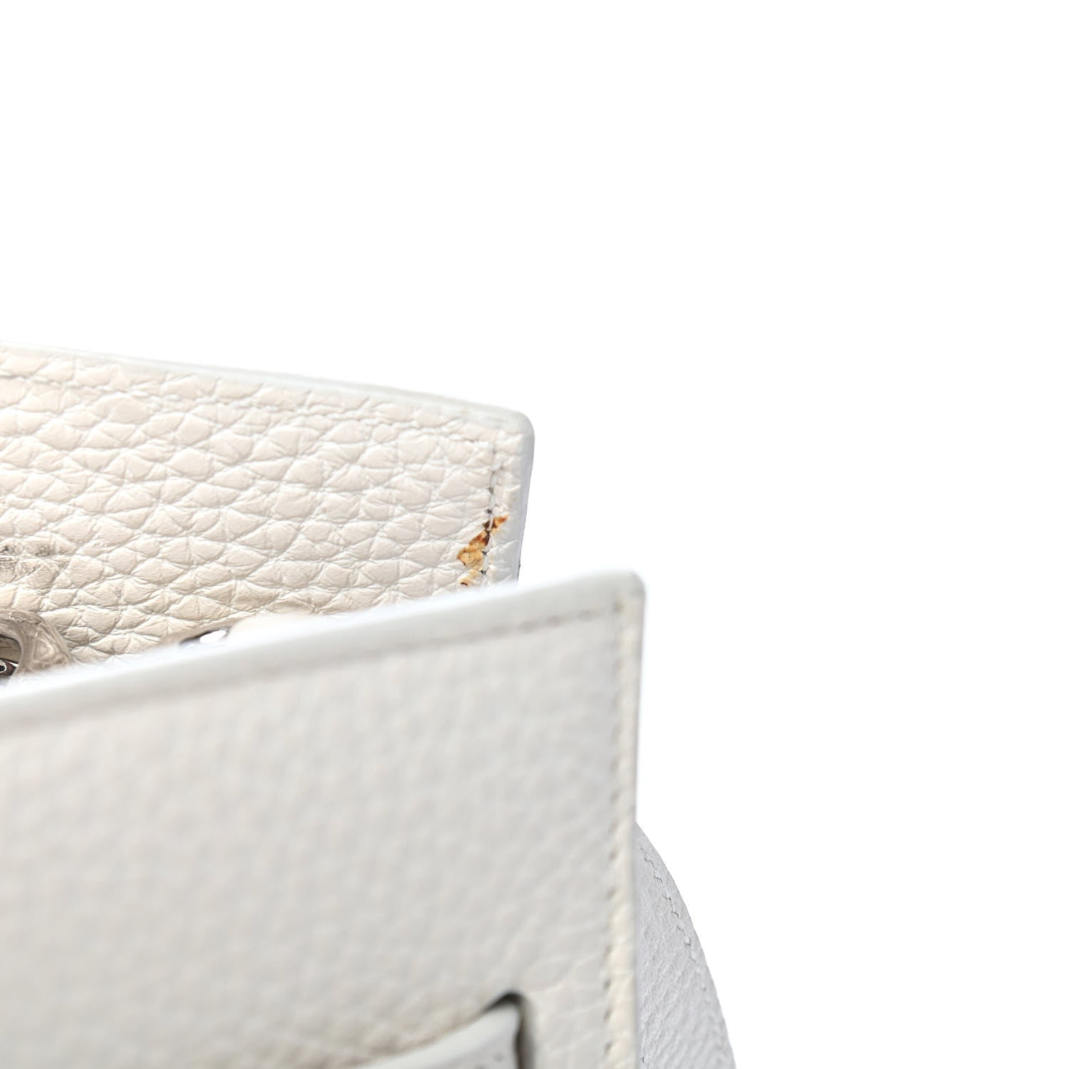 Saint Laurent Grained Calfskin Small Sac De Jour Dove White 11 of 12