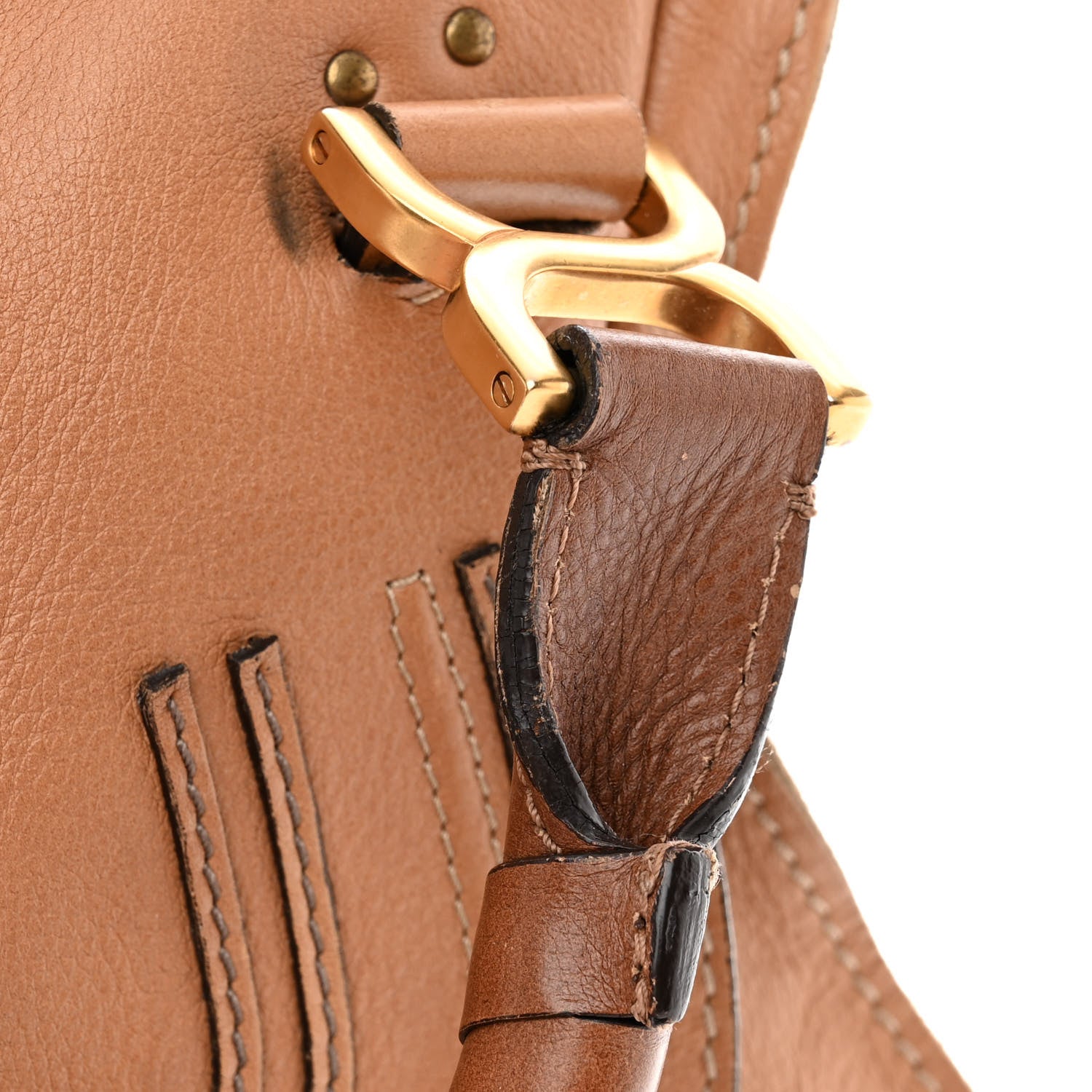 Chloe Calfskin Small Marcie Satchel Nut 19 of 21