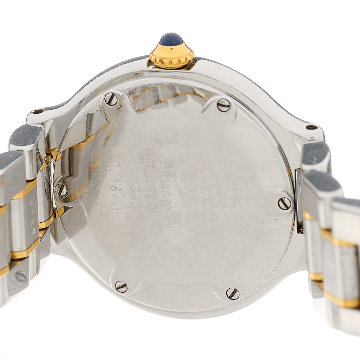 Stainless Steel 18K Yellow Gold 28mm Must De 21 Quartz Watch