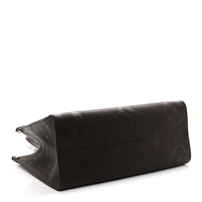 Louis Vuitton Empreinte Monogram Giant Onthego MM Chocolate 4 of 9