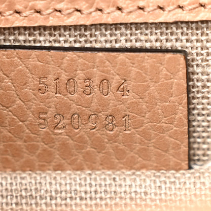 Gucci Dollar Calfskin Small Interlocking G Shoulder Bag Camelia 7 of 12