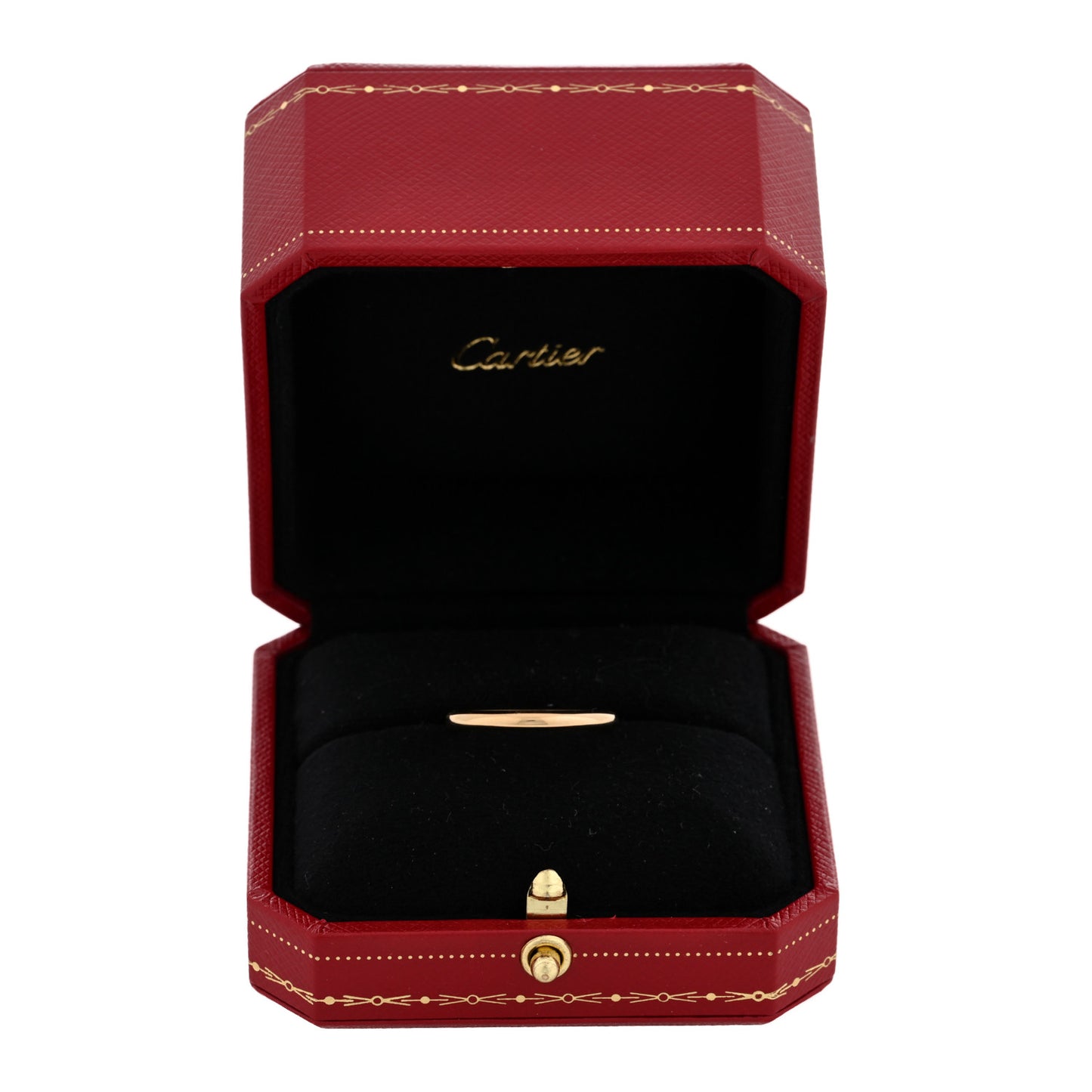 18K Yellow Gold 2.5mm 1895 Wedding Band Ring 62 10
