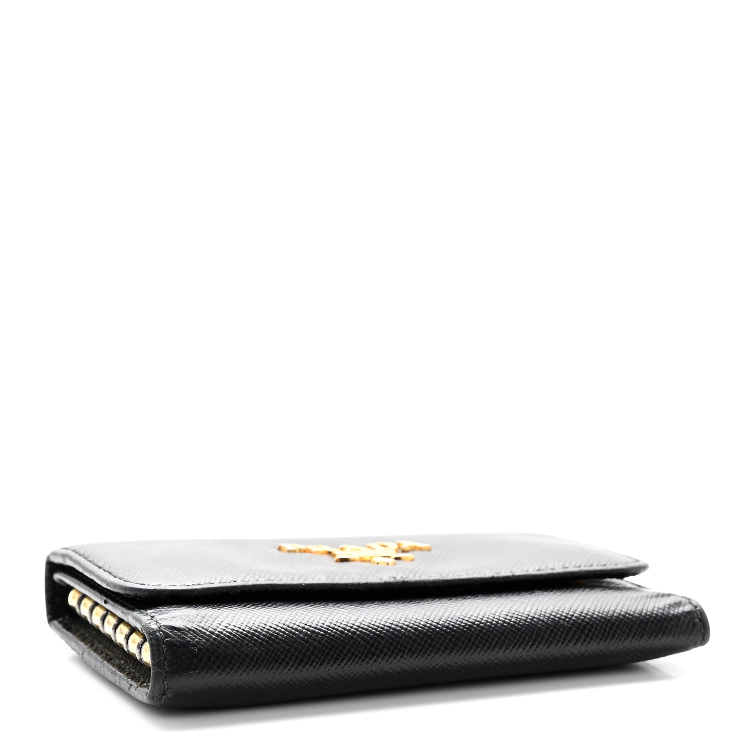 Prada Saffiano Metal 6 Key Holder Black 4 of 17