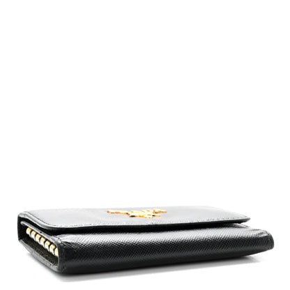 Prada Saffiano Metal 6 Key Holder Black 4 of 17